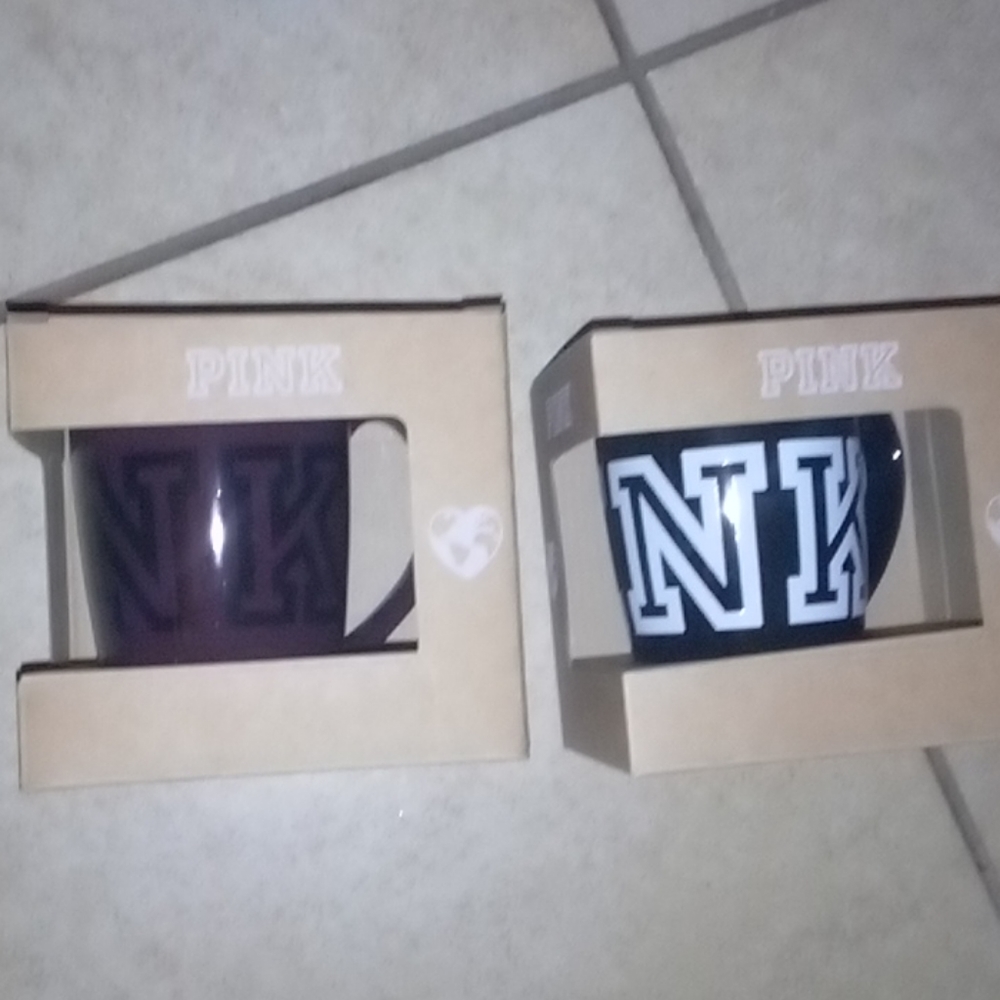 VS Victoria's secret PINK large coffee tea mug